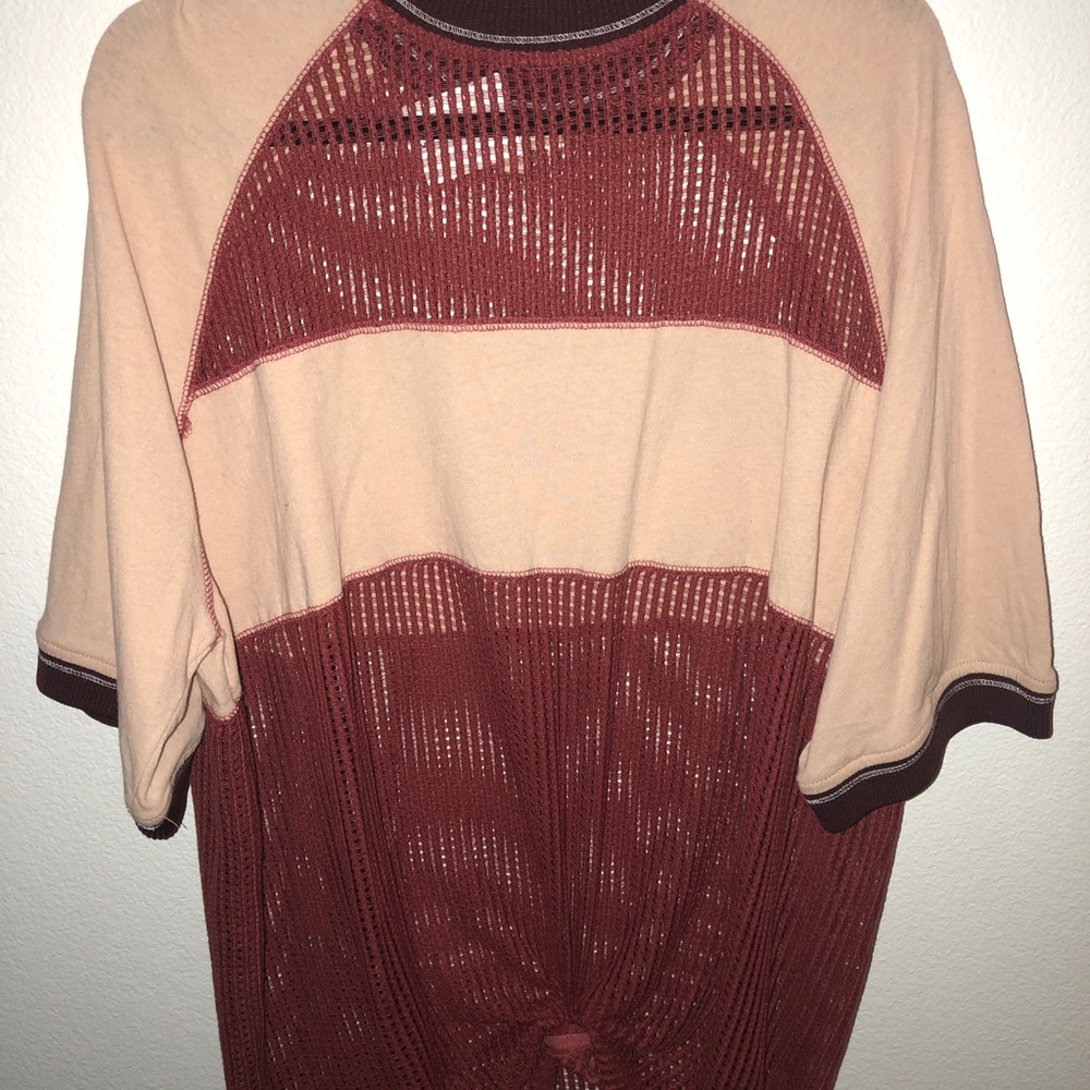 mesh sporty tunic